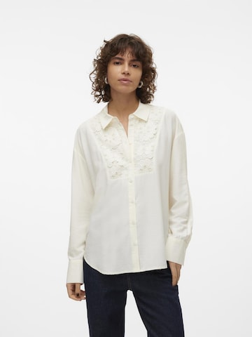 VERO MODA Blouse 'GIG' in Wit: voorkant