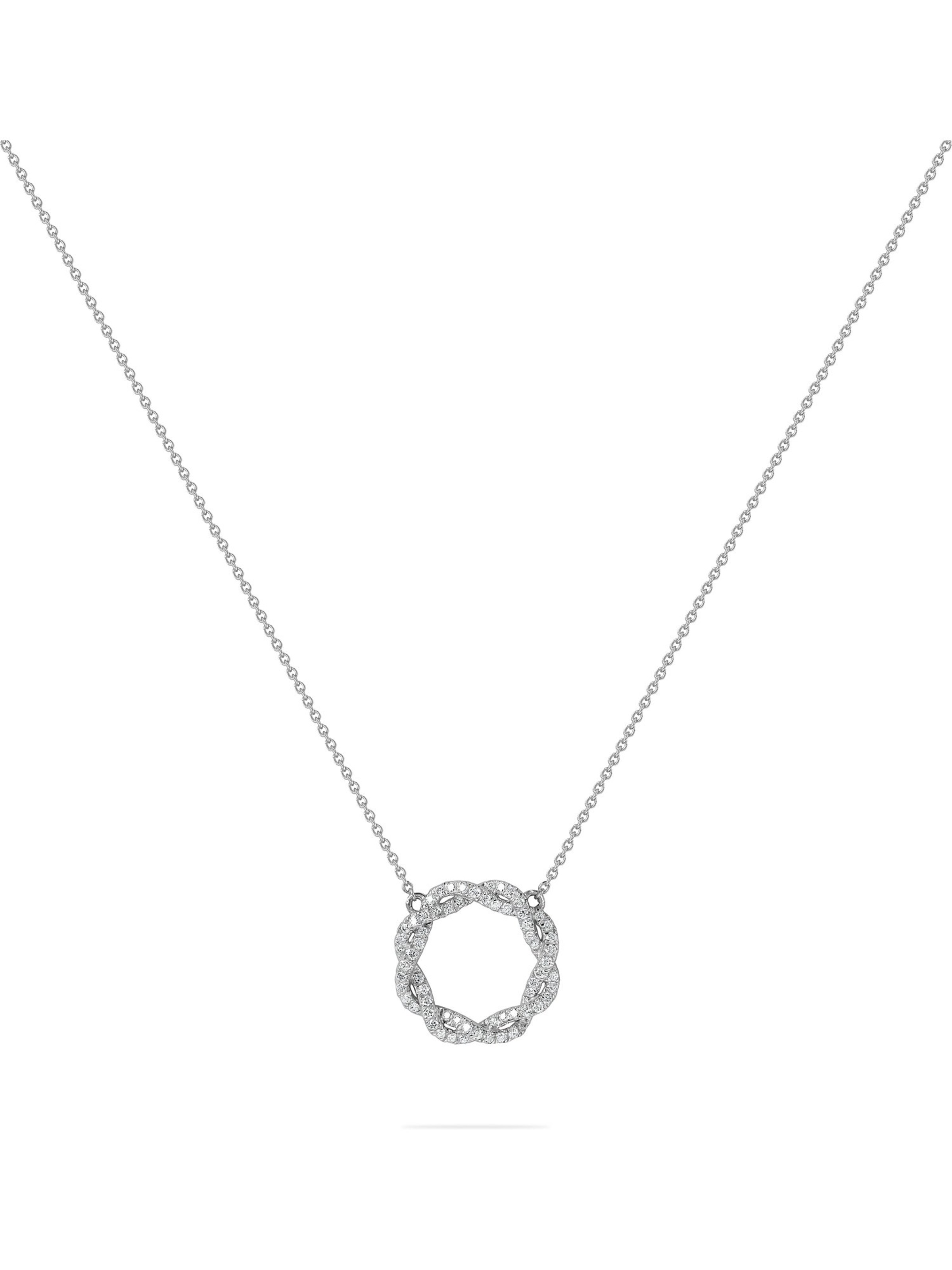 CHRIST Necklace in Silver: front