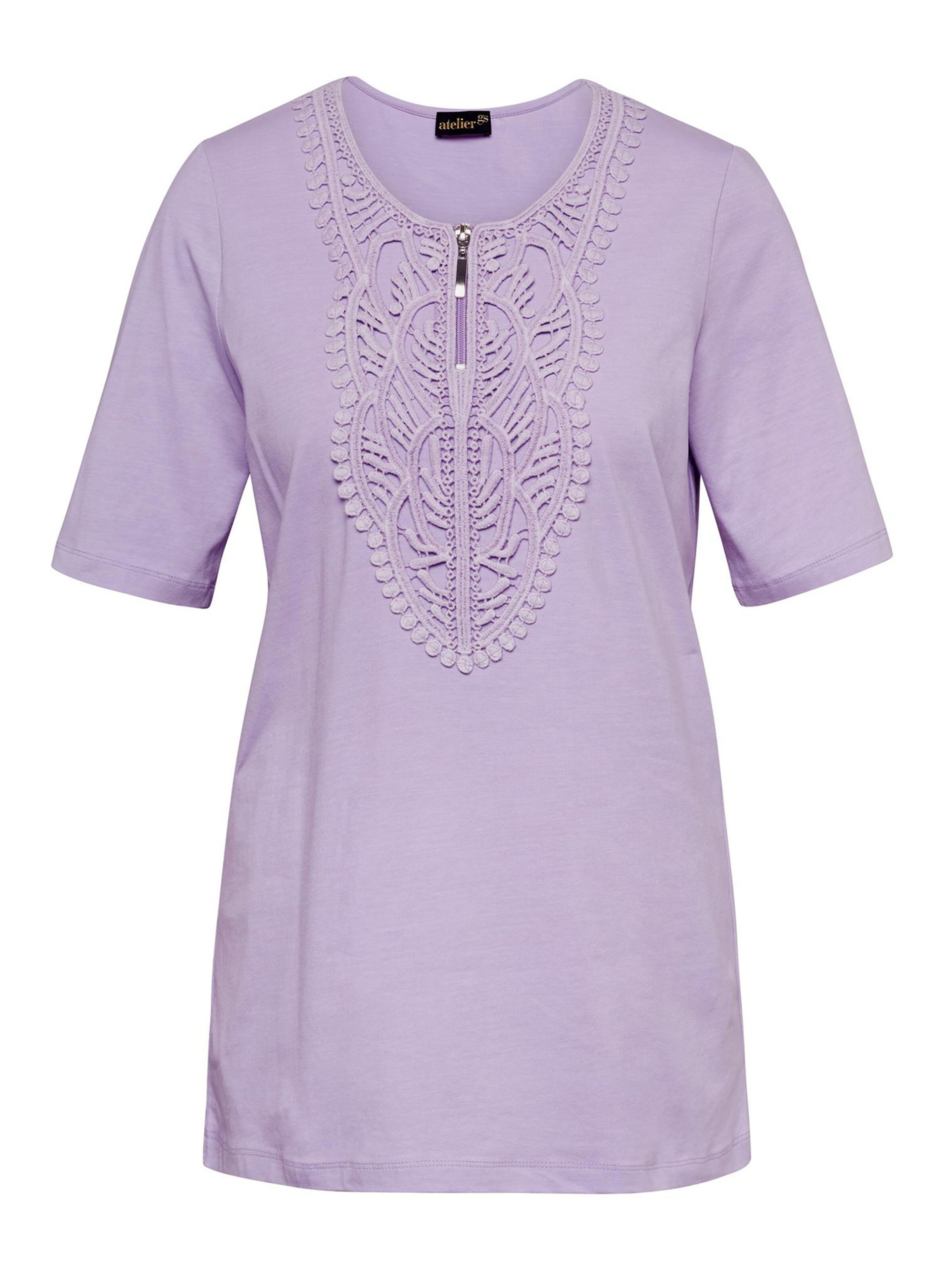 T-shirt Goldner en violet : devant