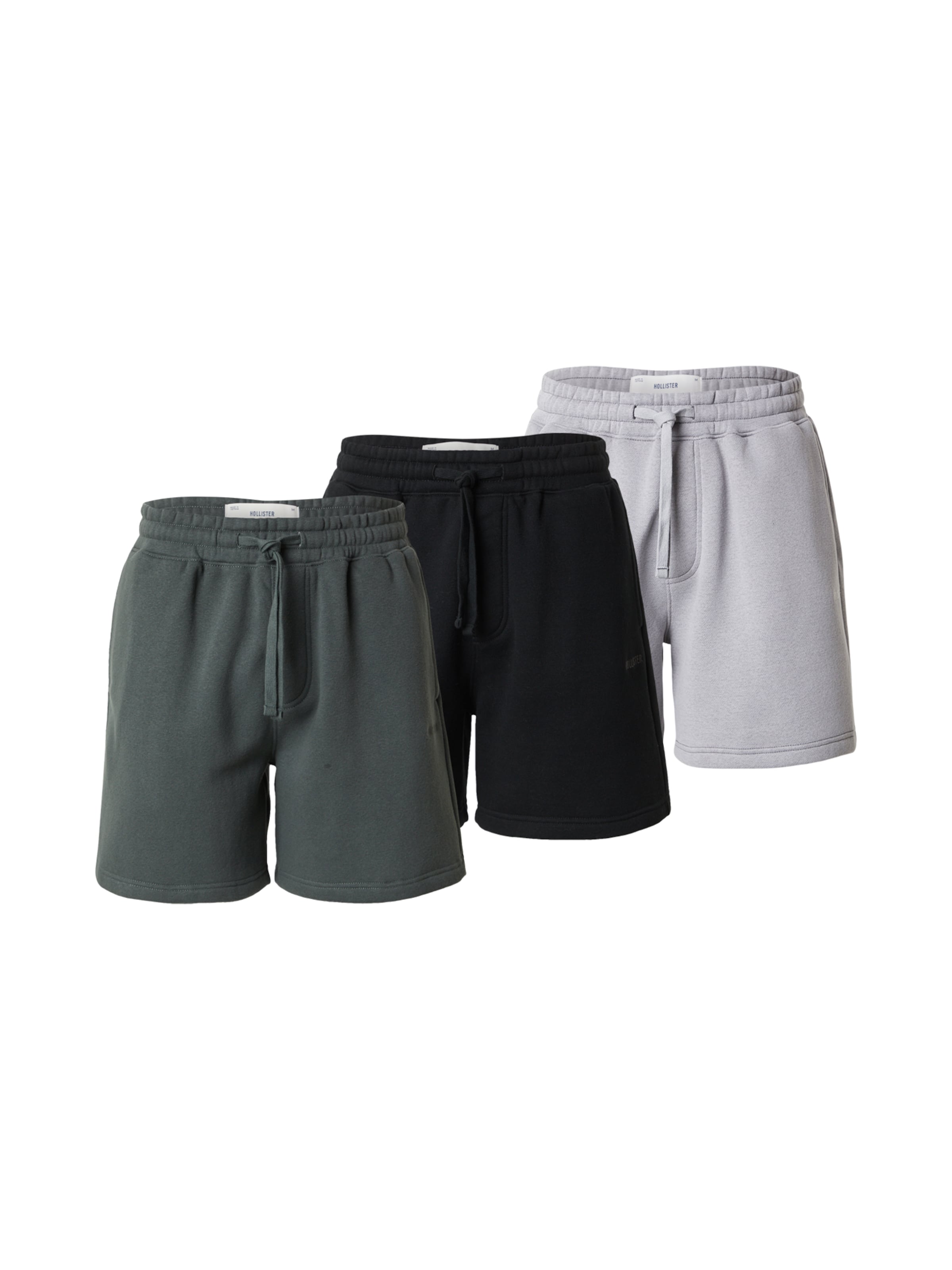 HOLLISTER Normální Kalhoty – šedá: přední strana