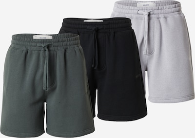 Kelnės iš HOLLISTER, spalva – pilka / tamsiai žalia / juoda, Prekių apžvalga