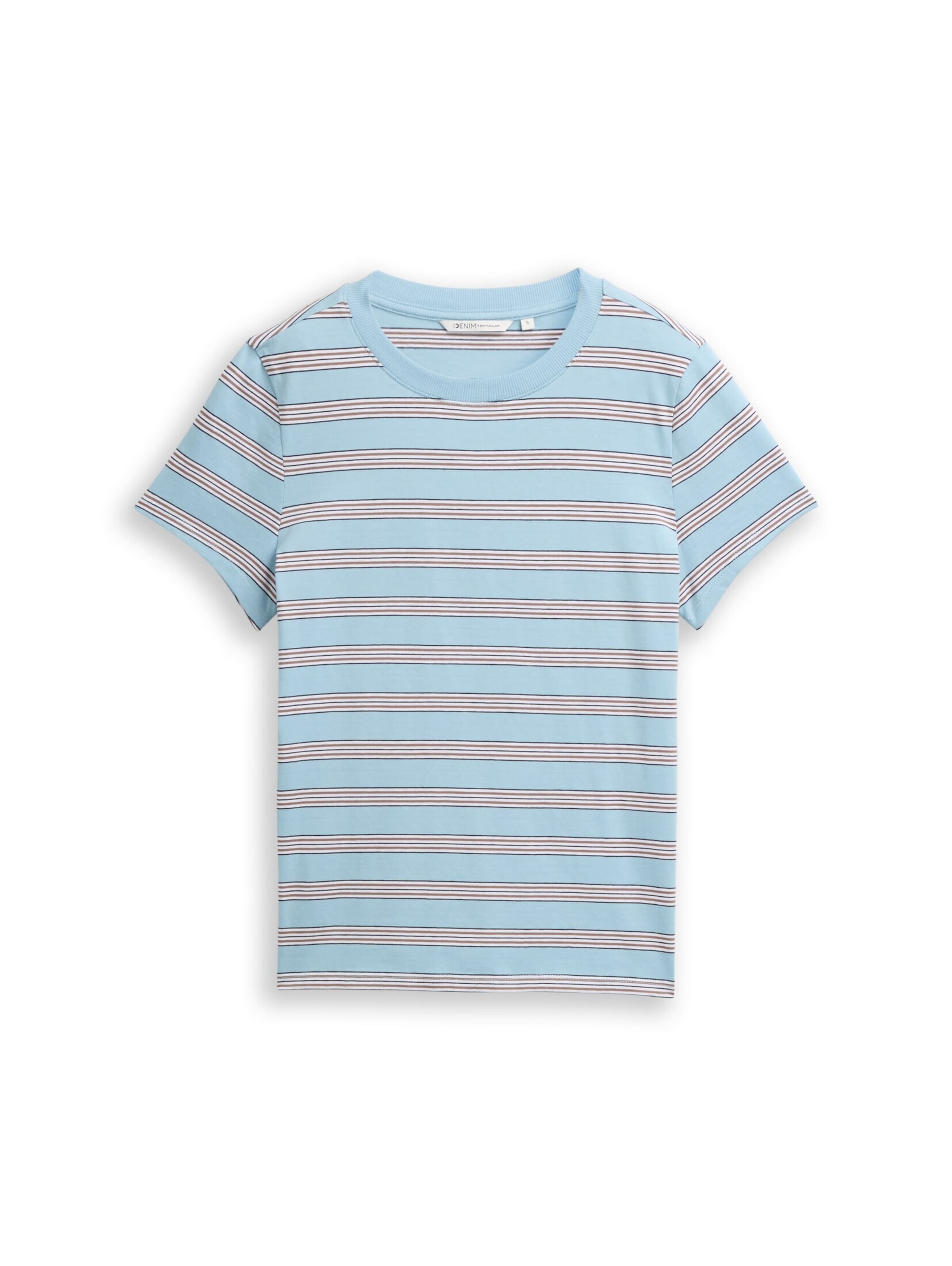 TOM TAILOR DENIM T-Shirt in Blau: Vorderseite