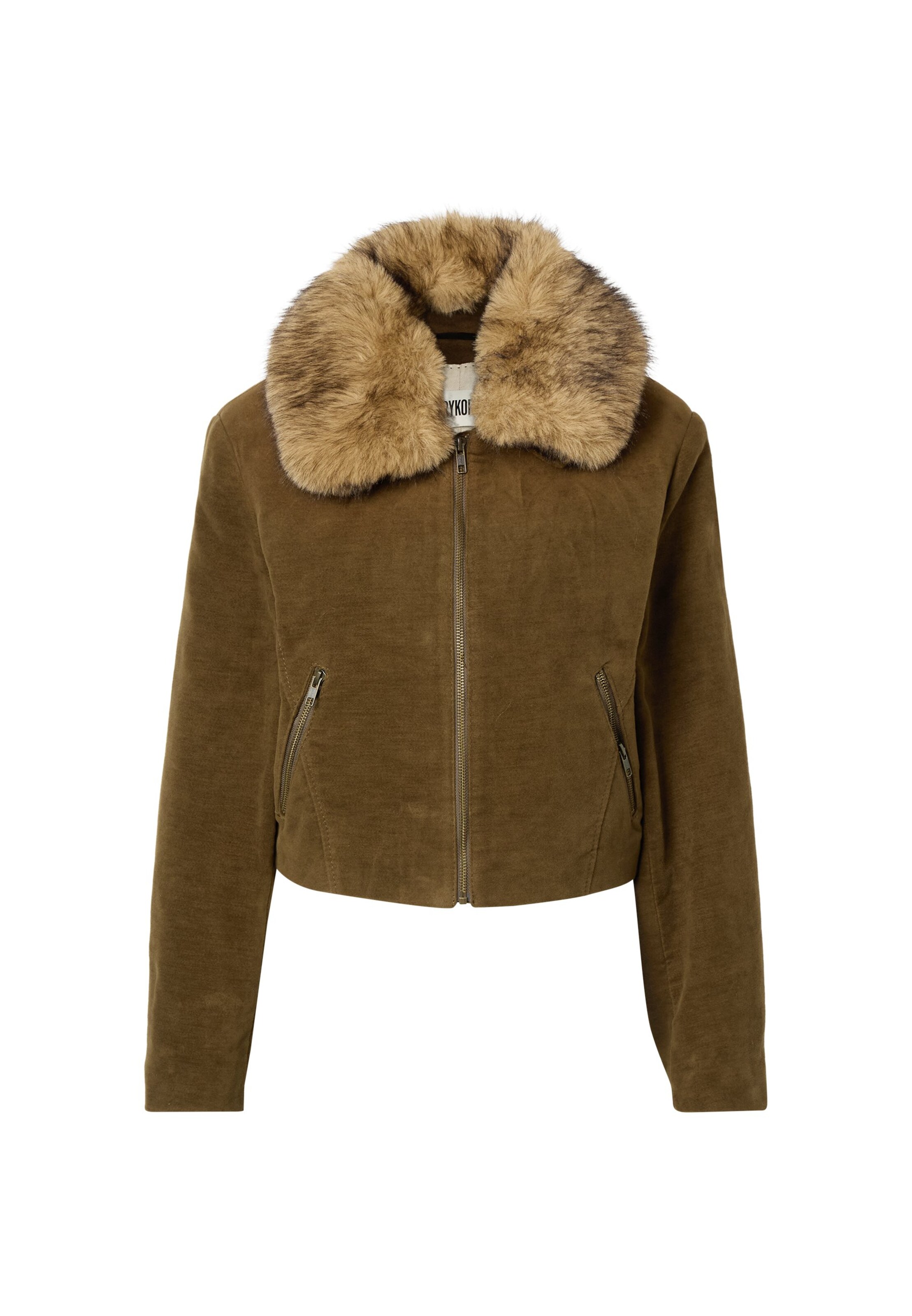 Veste mi-saison 'BAYTON_1' DRYKORN en vert : devant