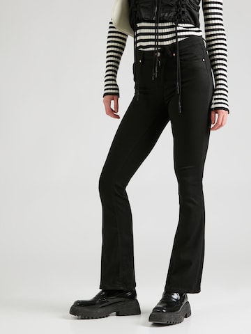 VERO MODA Flared Jeans 'FLASH' in Black: front