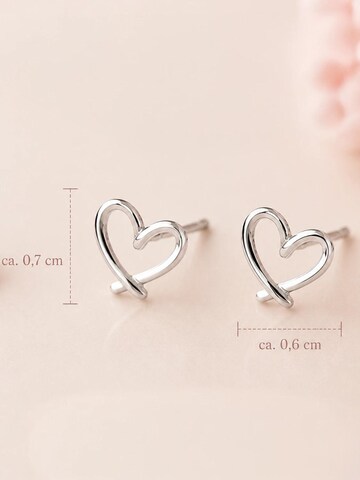 Alster Herz Oorbellen 'Earrings "Love Heart"' in Zilver