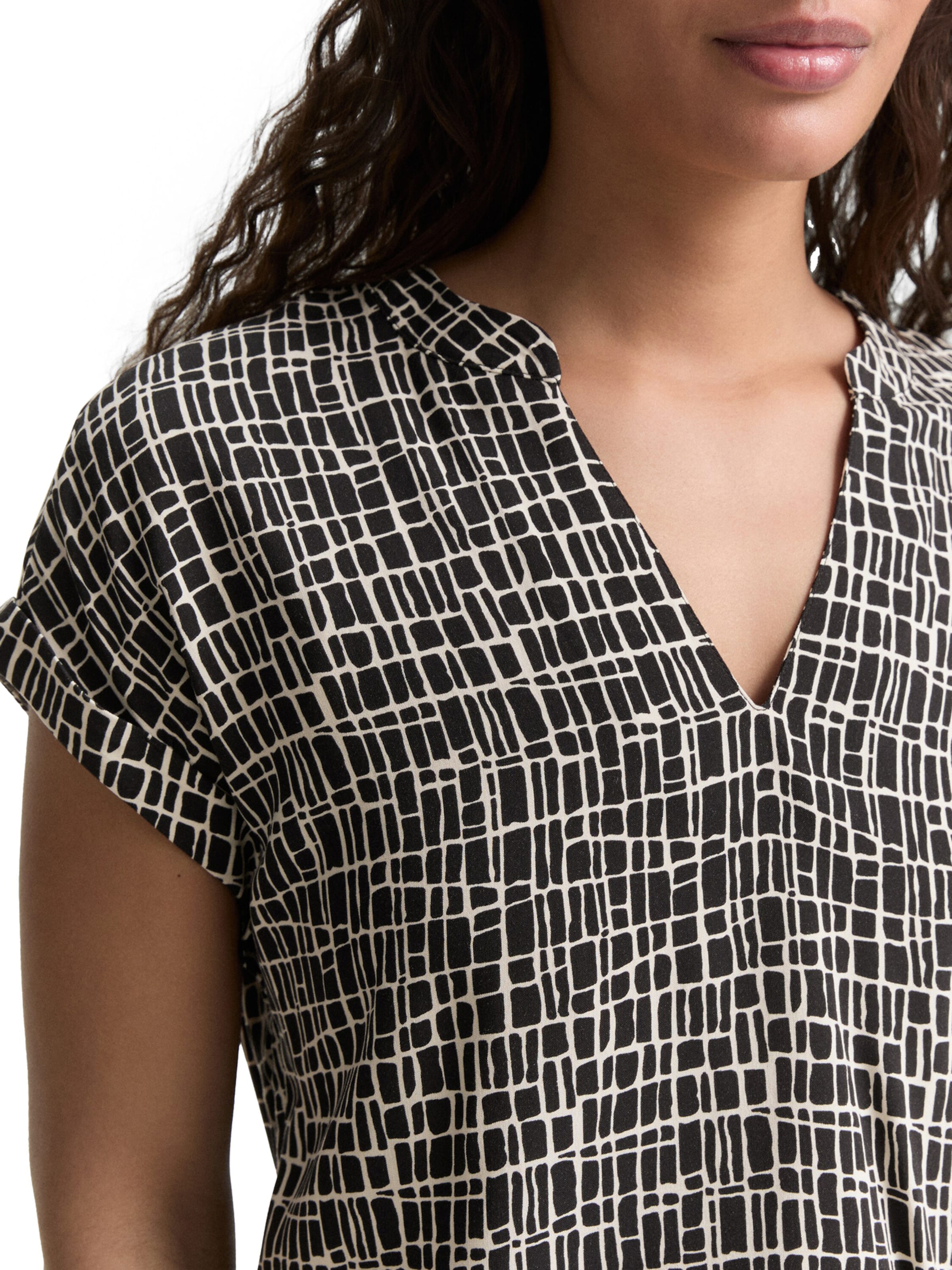 TOM TAILOR Блуза в черно