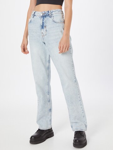 River Island Bootcut Jeans in Blauw: voorkant