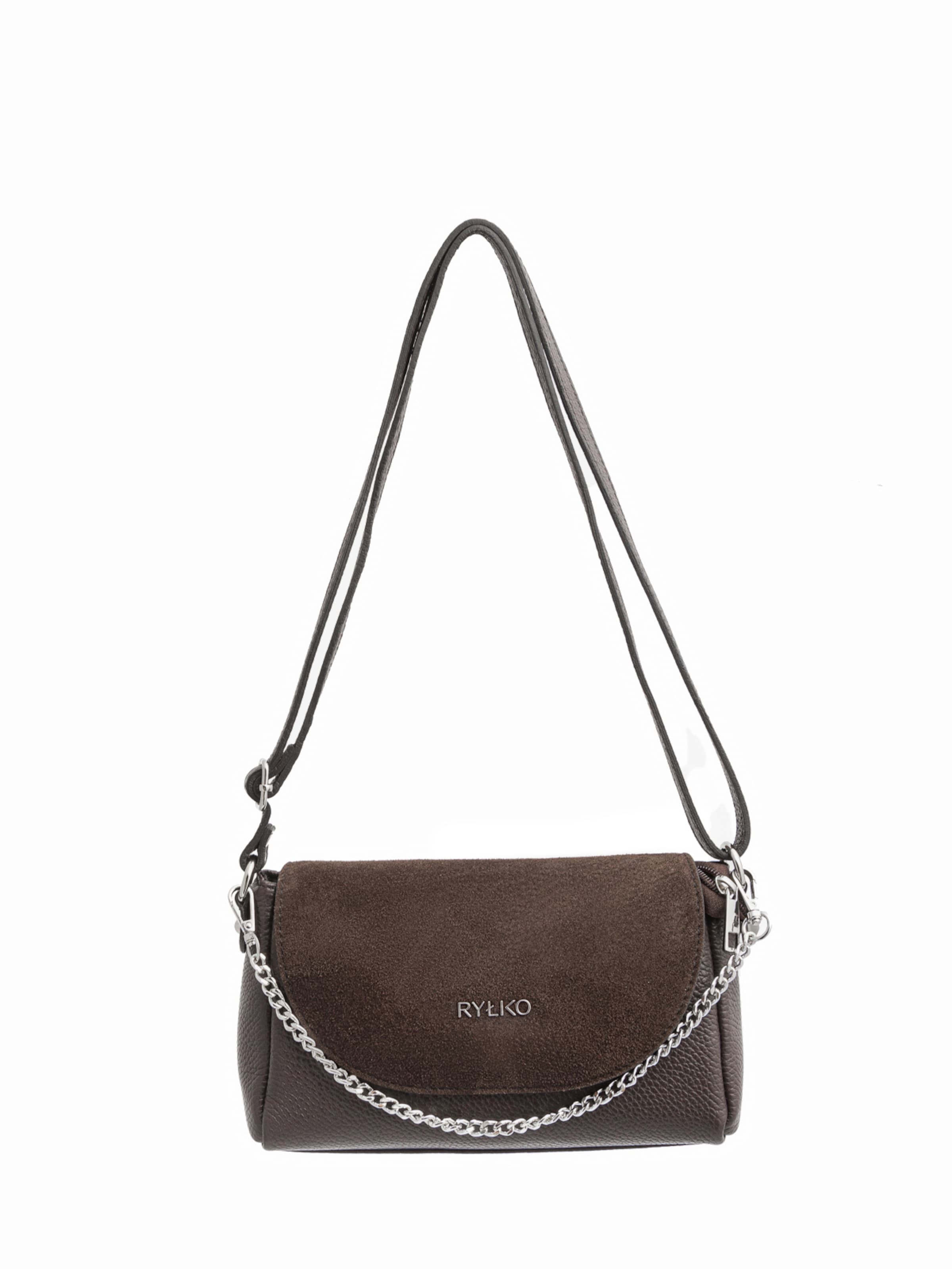 RYŁKO Schoudertas in Bruin: voorkant