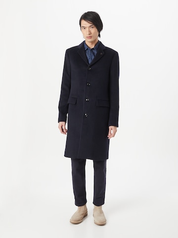 SCOTCH & SODA Between-seasons coat in Blue: front