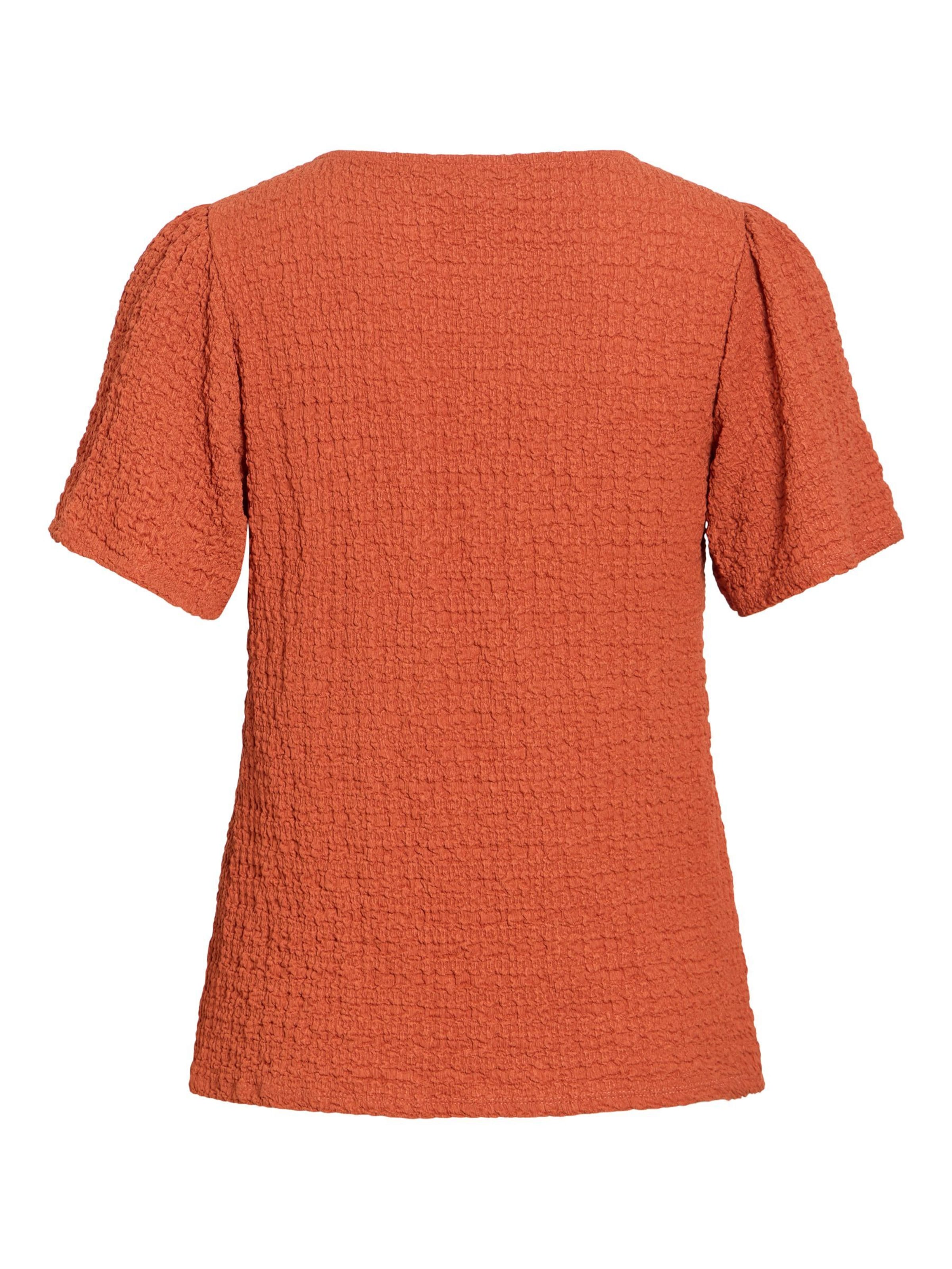 VILA - Camiseta en naranja