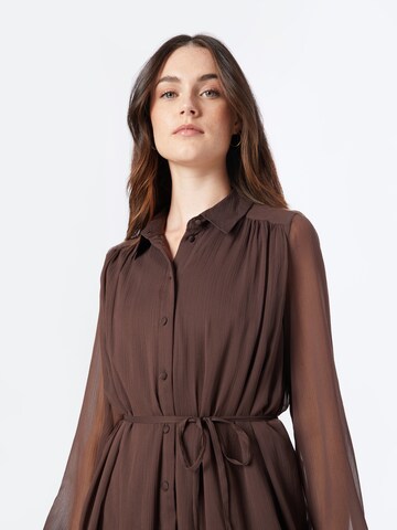 VERO MODA Shirt Dress 'Kaya' in Brown