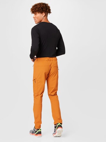 Regular Pantalon outdoor 'Ziest' Maloja en jaune