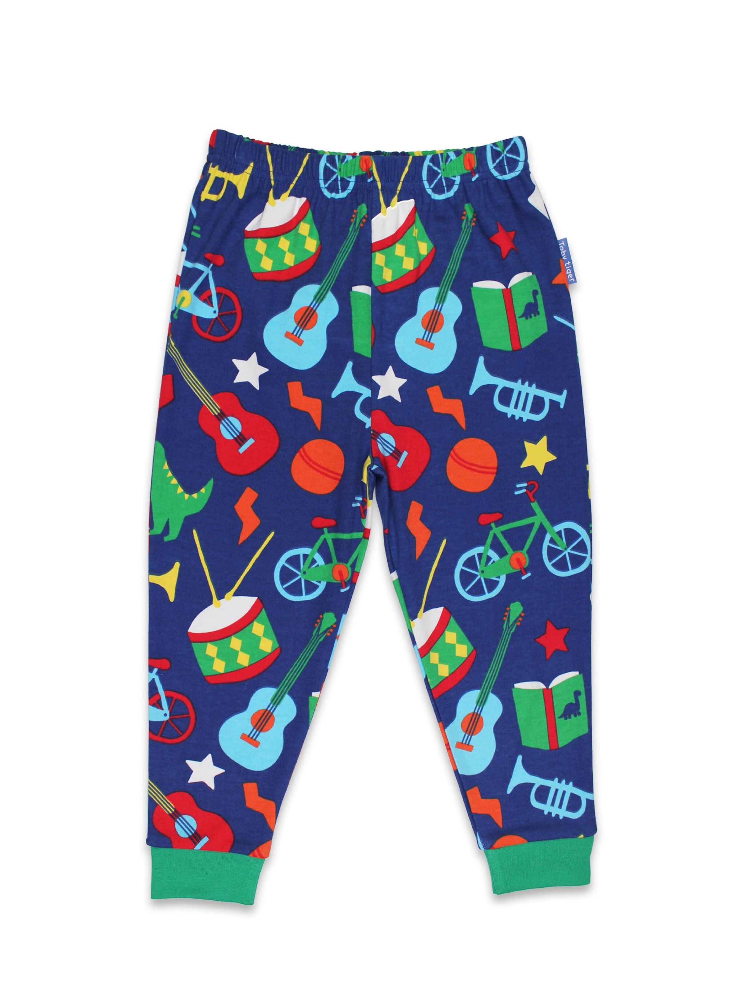 Toby Tiger Pajamas 'Geschenke' in Blue