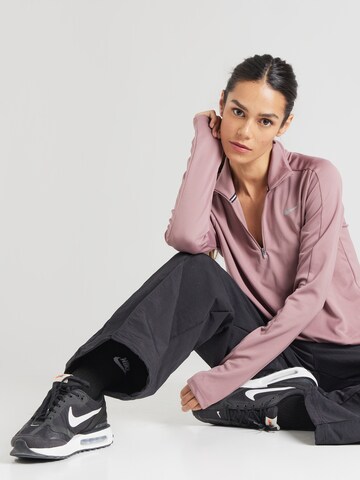 NIKE Koszulka funkcyjna 'Pacer' w kolorze fioletowy