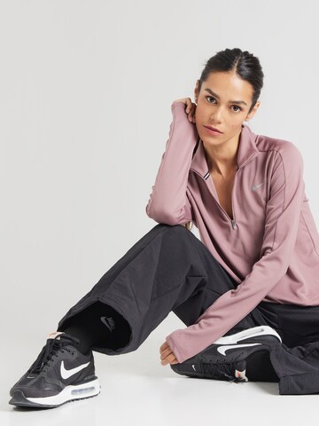NIKE Functioneel shirt 'Pacer' in Lila
