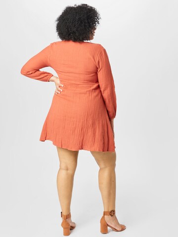 ABOUT YOU Curvy Dress 'Sarina' in Orange