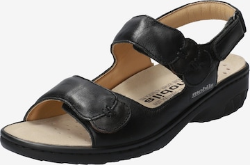 MOBILS ergonomic Sandals 'Getha' in Black: front