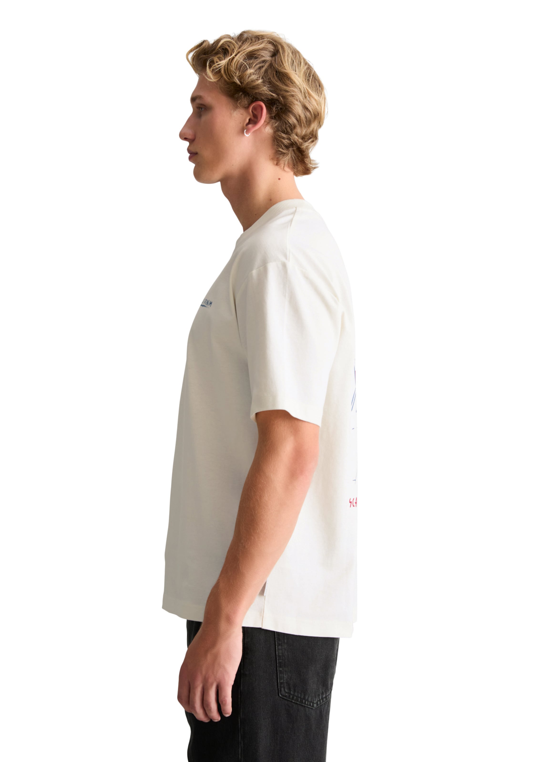 T-Shirt Marc O'Polo DENIM en blanc