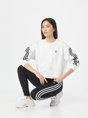 Sweat-shirt 'Adicolor Classics' ADIDAS ORIGINALS en blanc