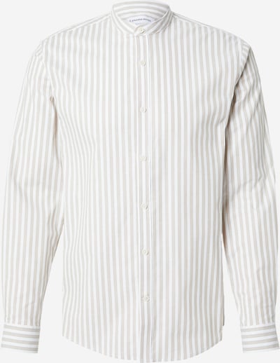 Marškiniai 'Manderin' iš Lindbergh, spalva – smėlio / balta, Prekių apžvalga