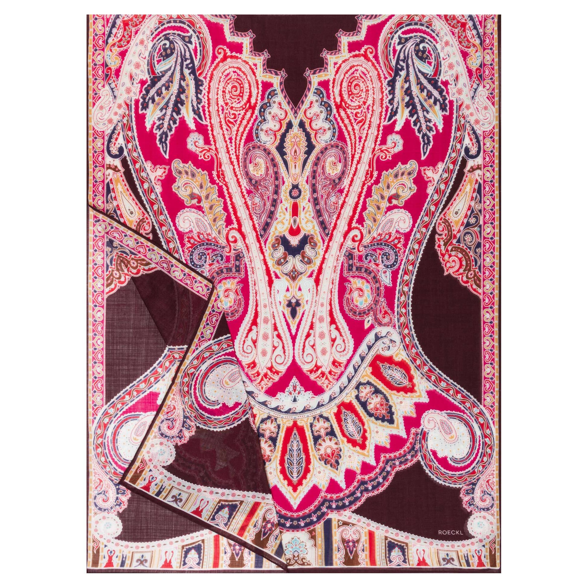 Foulard Roeckl en mélange de couleurs : devant