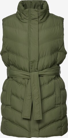 Threadbare Vest 'Cruz' in Green: front