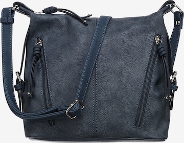 TOM TAILOR Umhängetasche 'Caia' in Blau: front