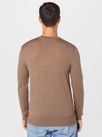AllSaints Sweter w kolorze brązowy
