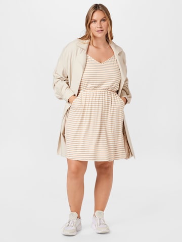 ABOUT YOU Curvy - Vestido 'Katharina' em bege