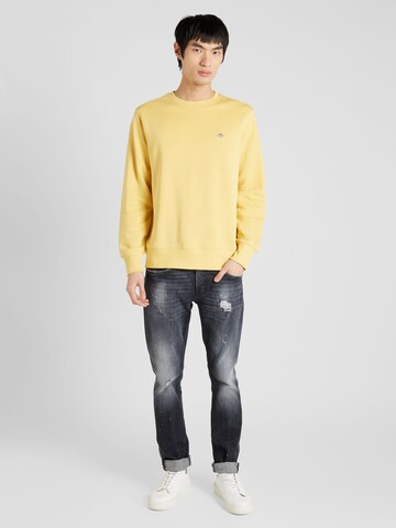 Felpa di GANT in giallo