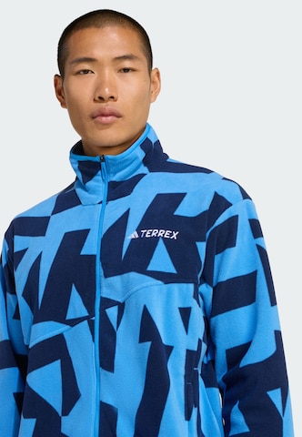 ADIDAS TERREX Funktionsfleecejacke 'Terrex' in Blau