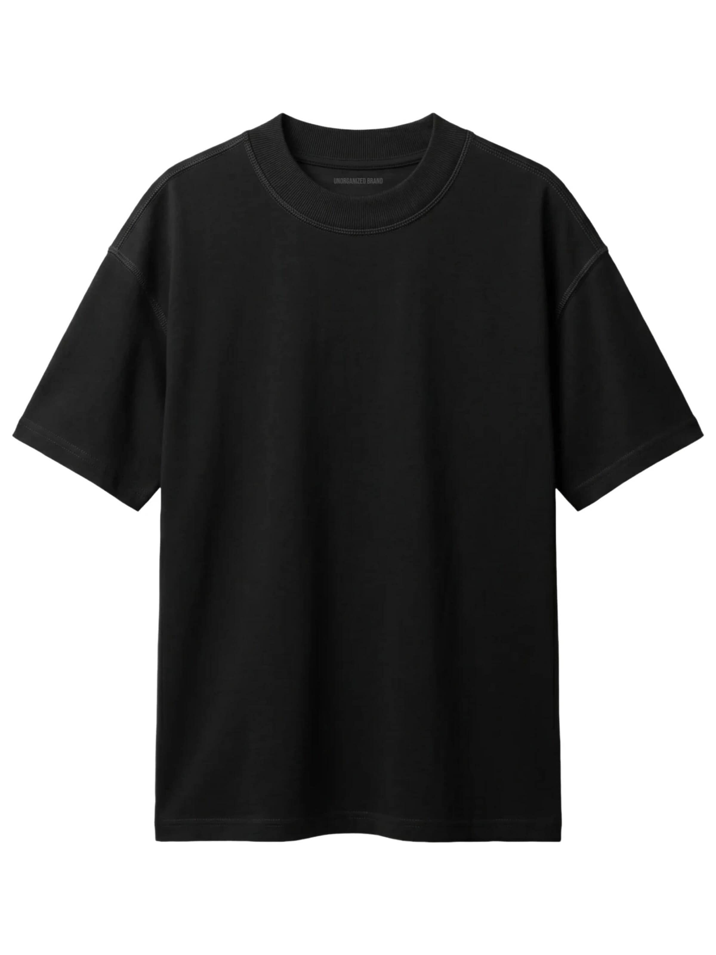 UNORGANIZED BRAND Shirt 'SCHWERES COMFORT T15' in Zwart: voorkant