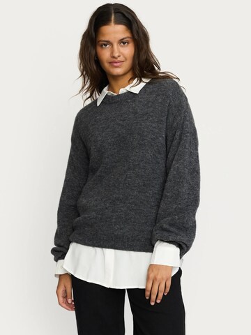 Soft Rebels Pullover ' Allison ' i grå: forside