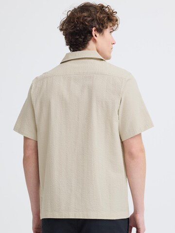 INDICODE JEANS - Regular Fit Camisa ' IDCorson ' em bege