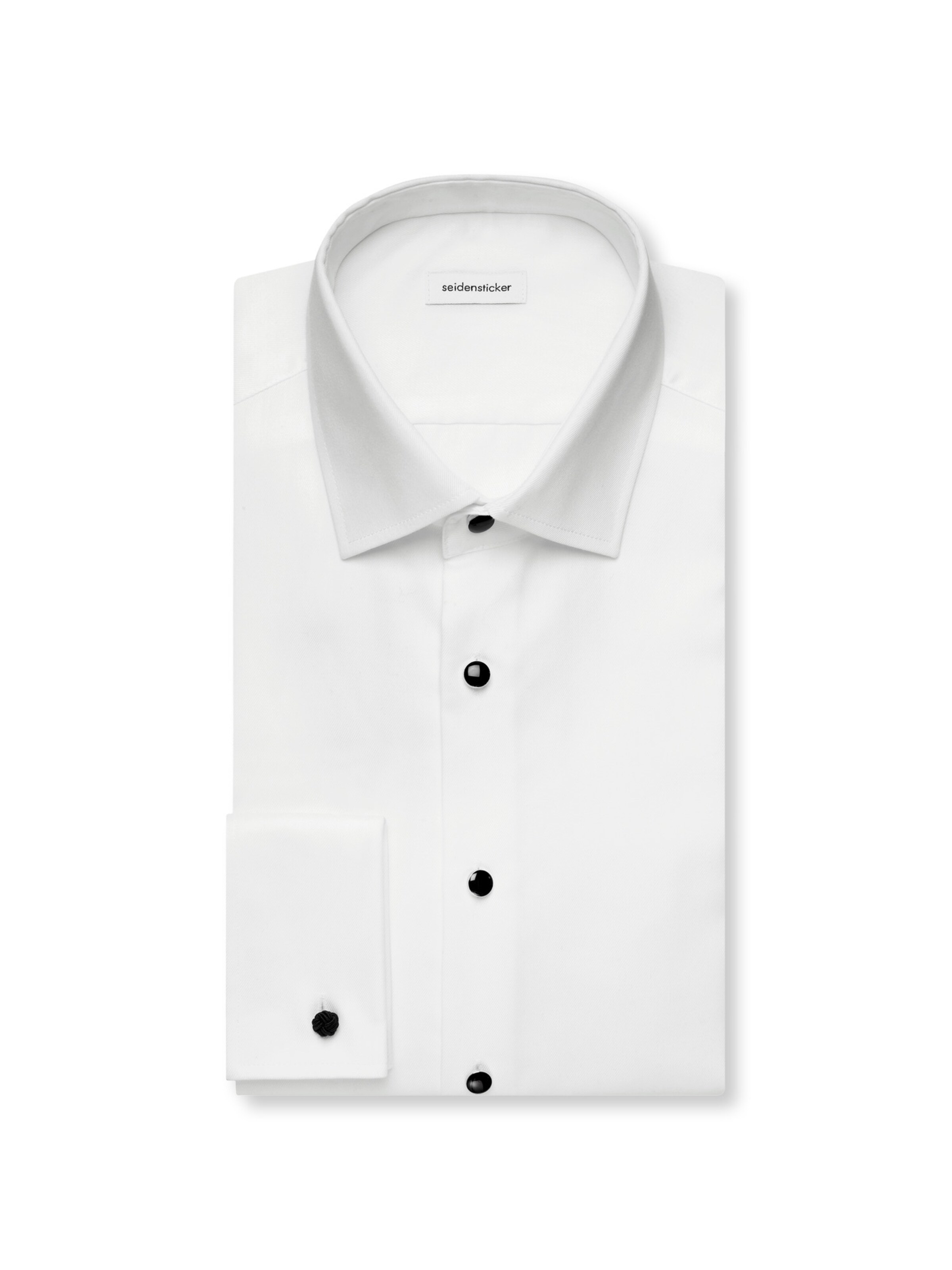 SEIDENSTICKER Slim Fit Hemd in Weiß