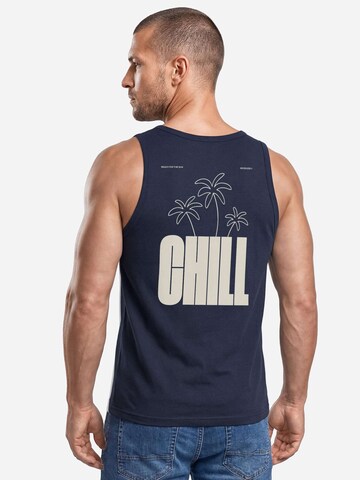 Neverless Shirt 'Chill'‌‌‌‌‌‌‌‌ in Blau