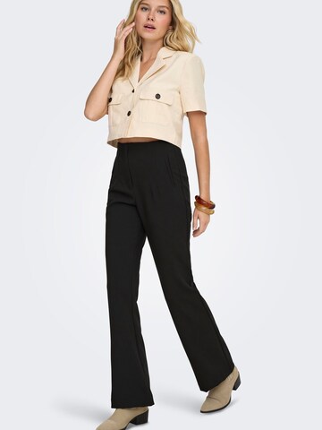 ONLY Regular Bandplooibroek 'ONLRaven' in Zwart