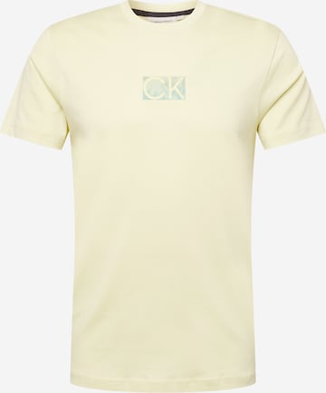 Calvin Klein - Camiseta en amarillo: frente