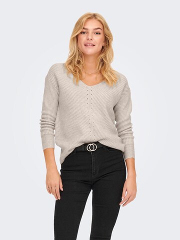 ONLY Pullover 'Airy' in Beige: predná strana