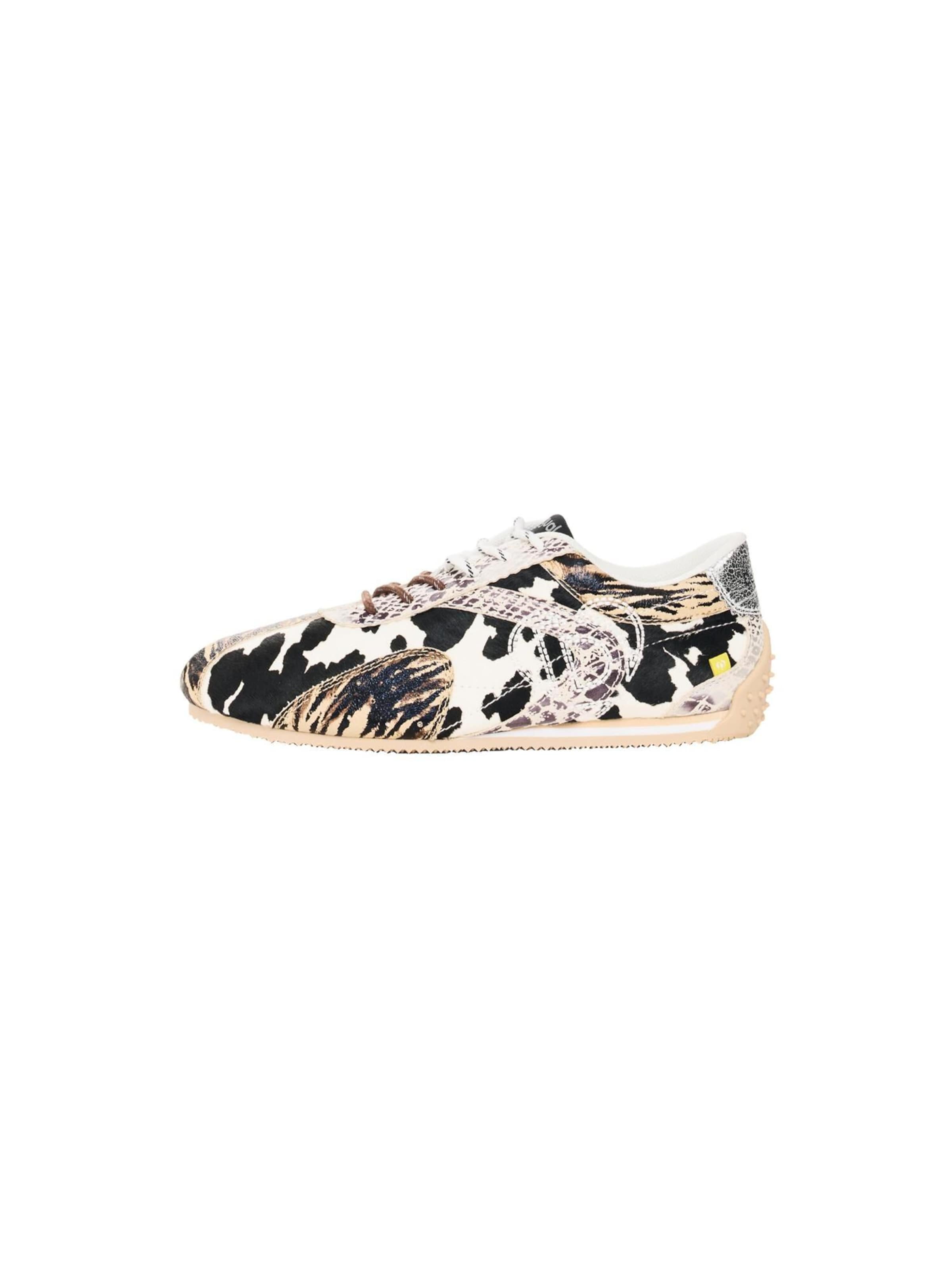 Desigual - Zapatillas deportivas bajas en blanco: frente