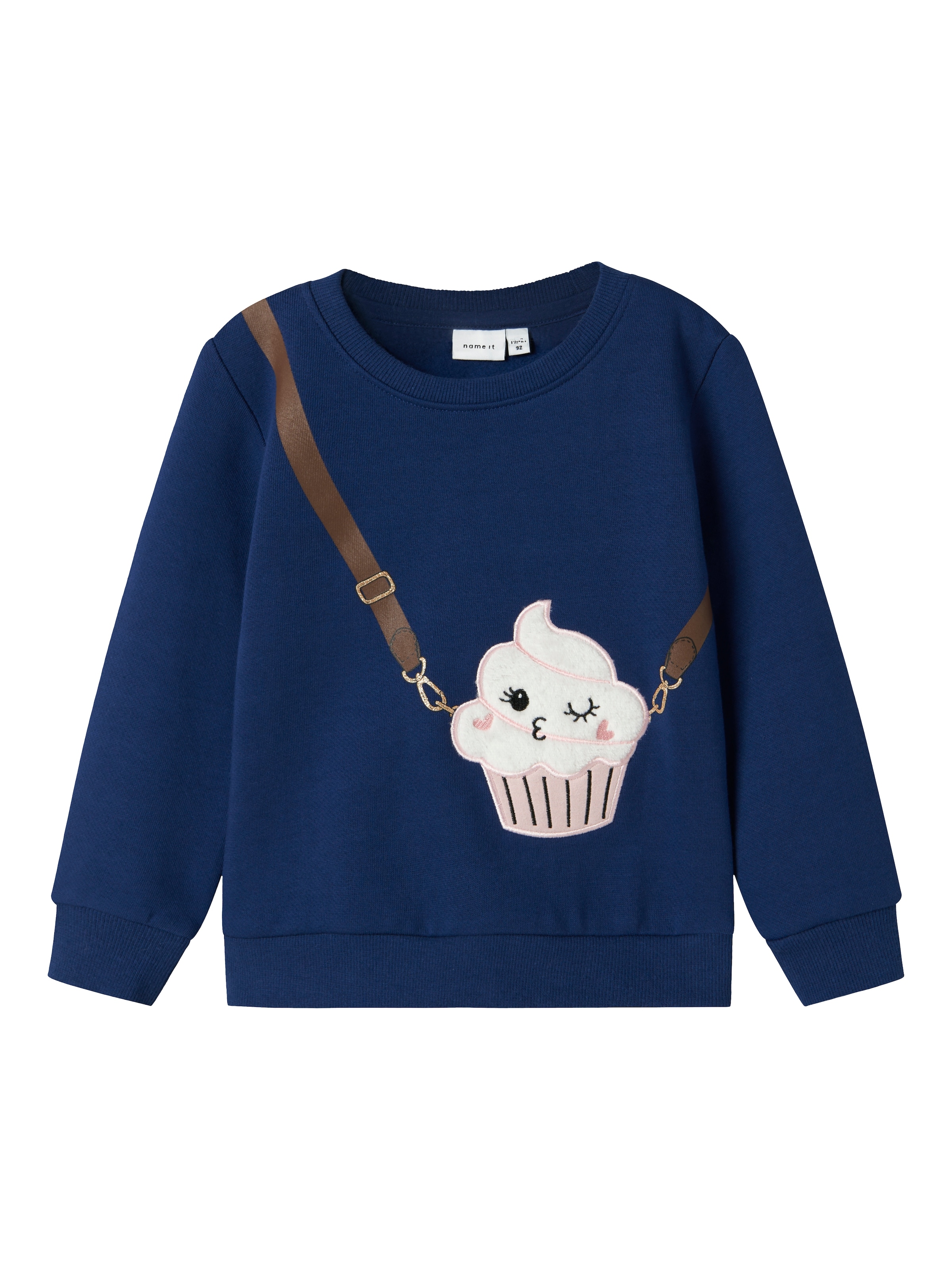 NAME IT - Sweatshirt 'NMFNORA' em azul: frente