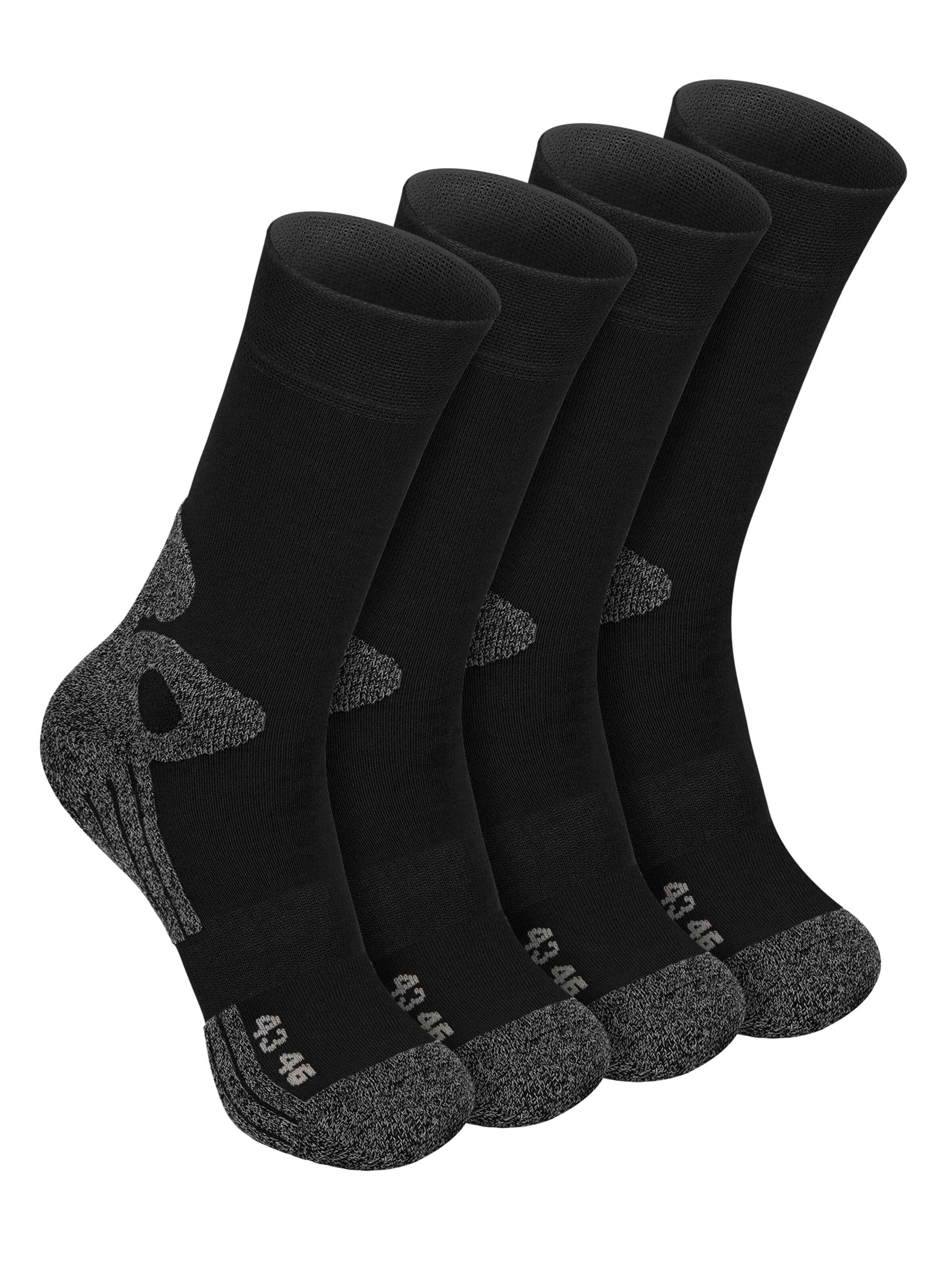 celodoro Athletic Socks 'Trekking Exclusive' in Black: front