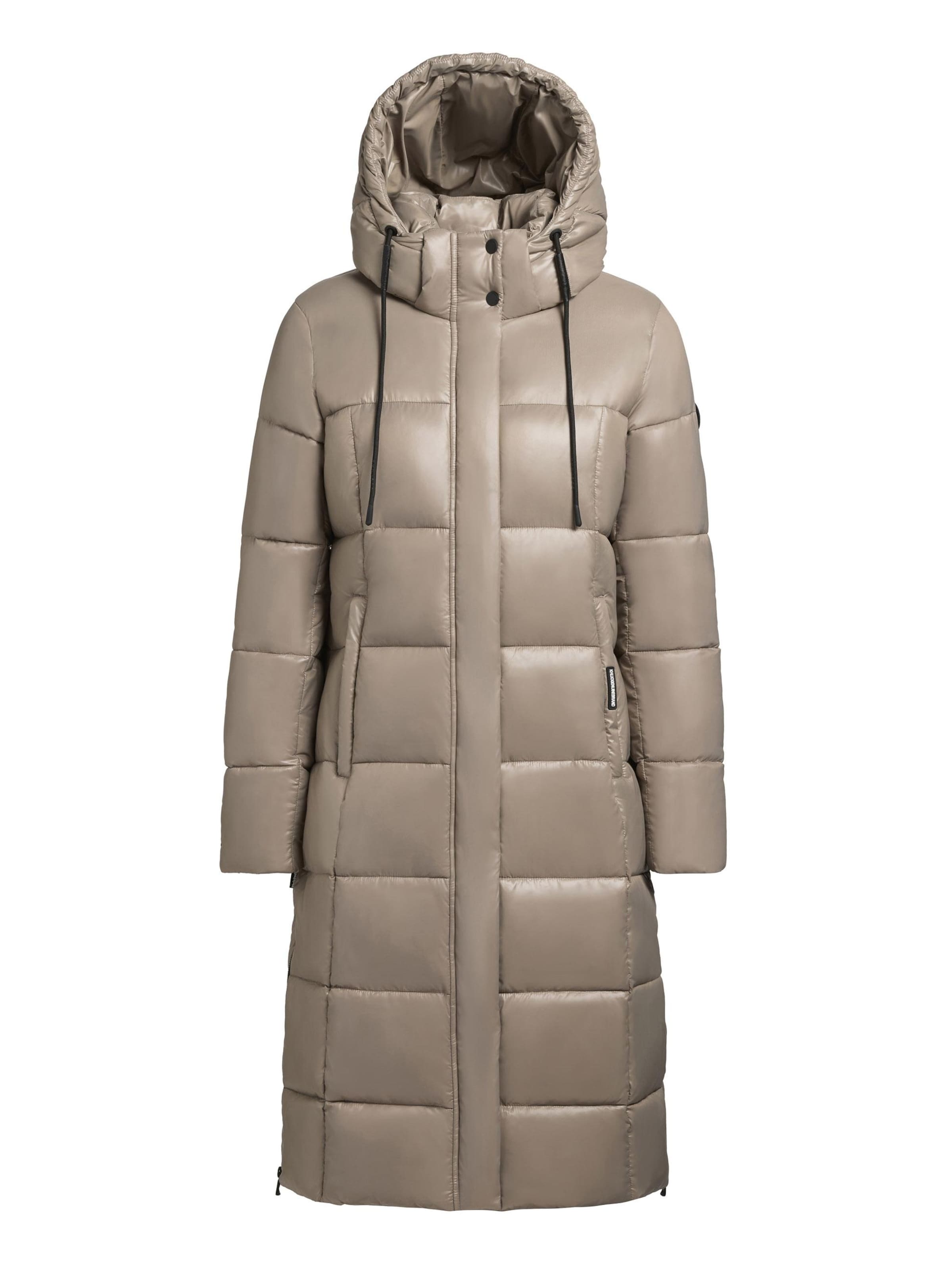 khujo Steppmantel ' Shane2-YM ' in Beige: Vorderseite