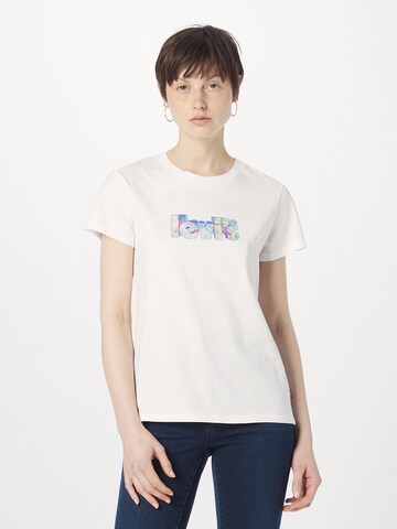 LEVI'S ® Shirt 'The Perfect Tee' in Wit: voorkant