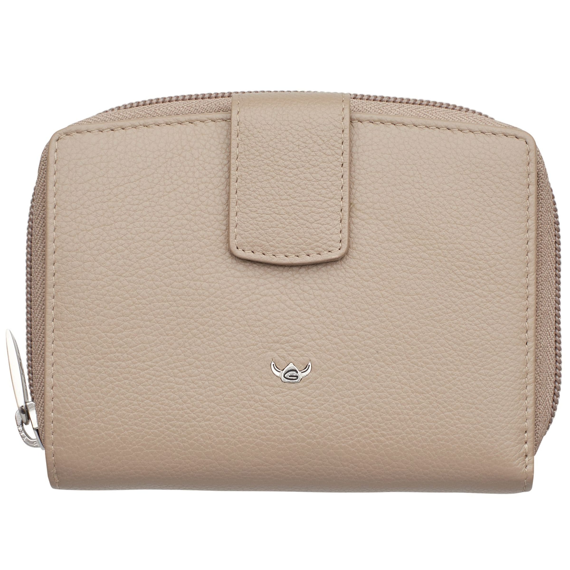 GOLDEN HEAD Portemonnee 'Madrid' in Beige: voorkant