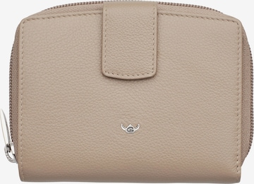 GOLDEN HEAD Portemonnee 'Madrid' in Beige: voorkant