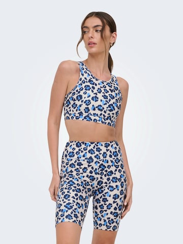 ONLY PLAY Bustier Biustonosz sportowy 'ONPFERN' w kolorze szary: przód