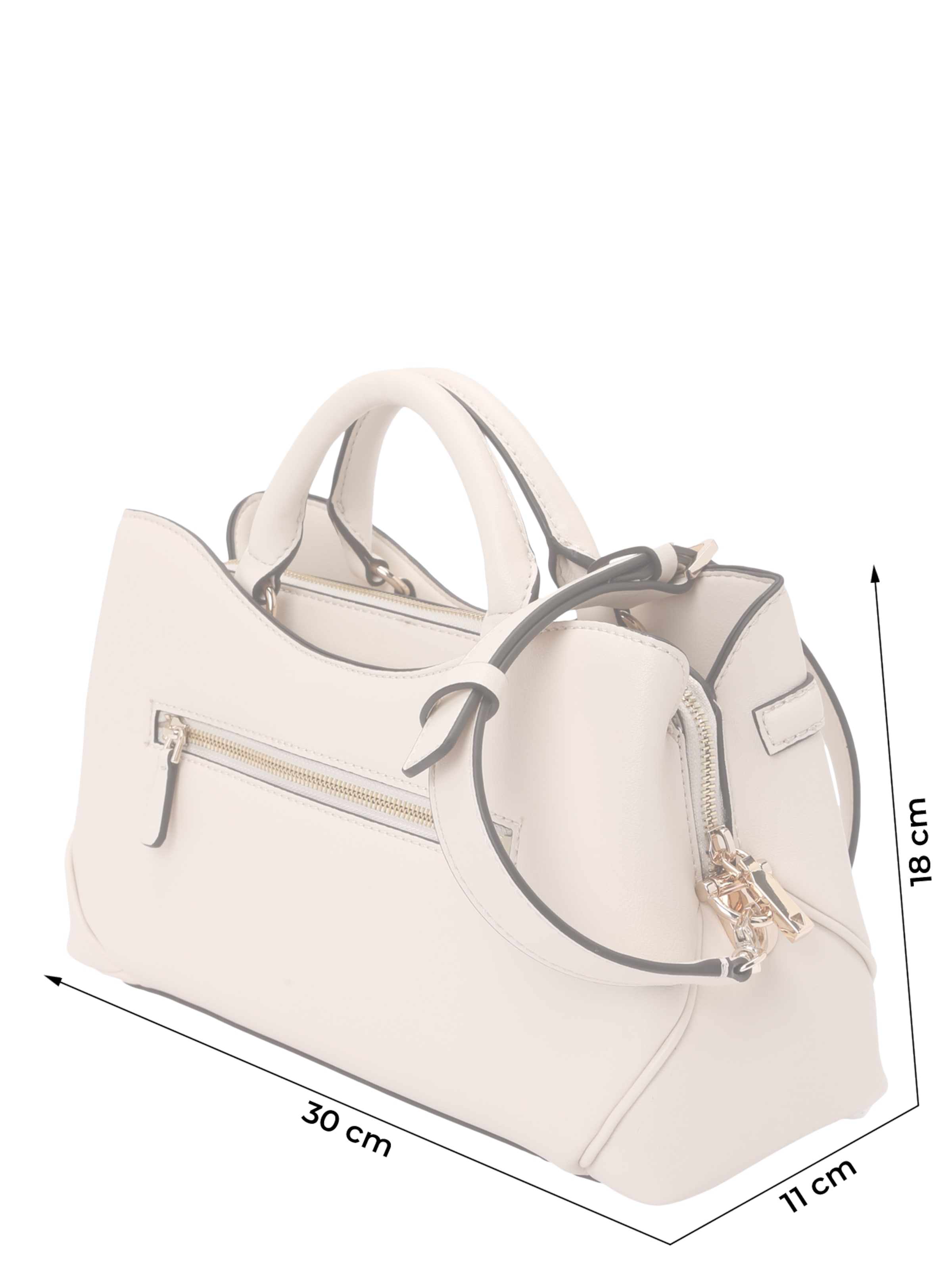 GUESS Käsilaukku 'DEA GIRLFRIEND SATCHEL' värissä beige