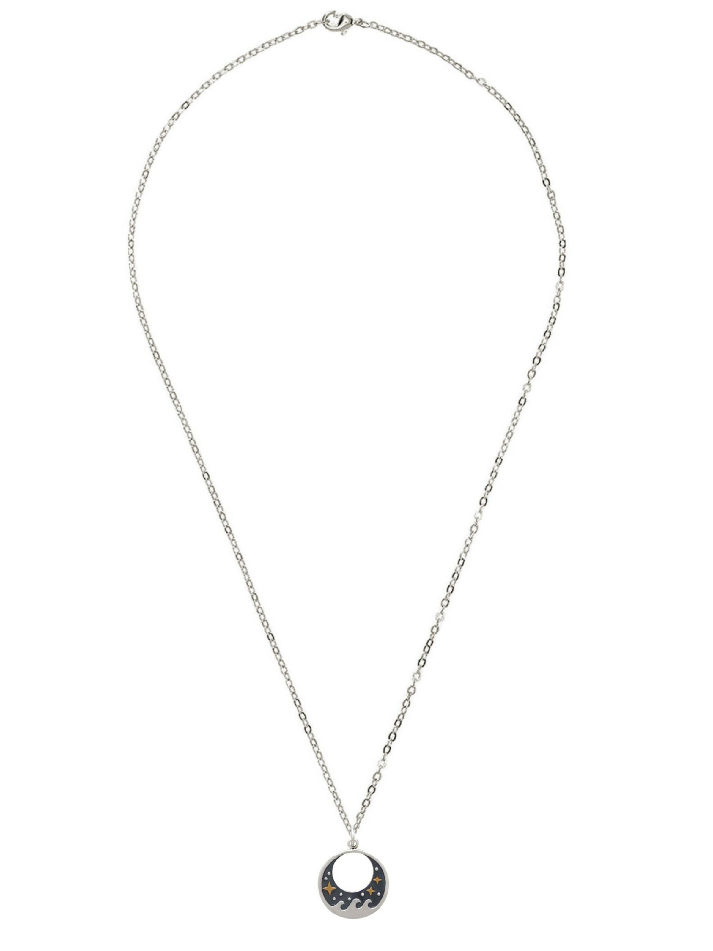 Gemshine Necklace in Silver: front