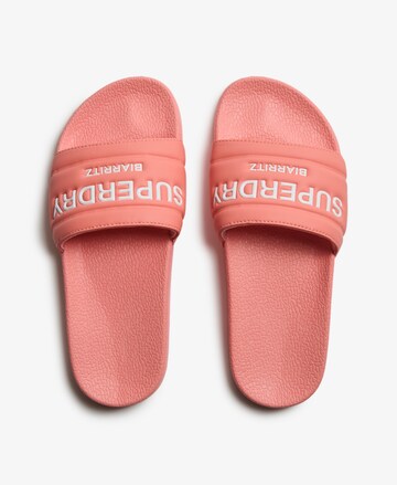 Superdry & Co Strand-/badschoen in Roze